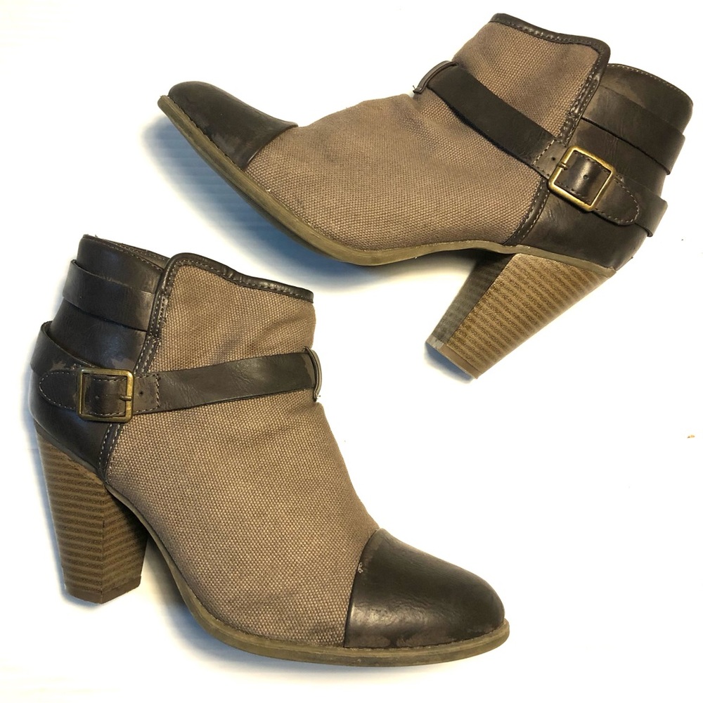 Lauren Conrad Farren Taupe Booties 9.5